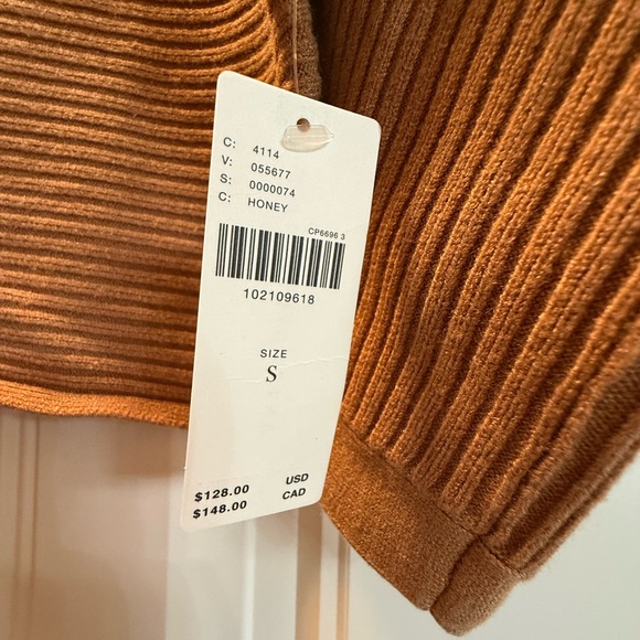 Anthropologie Camel Cowl Neck Sweater - Picture 3 of 3